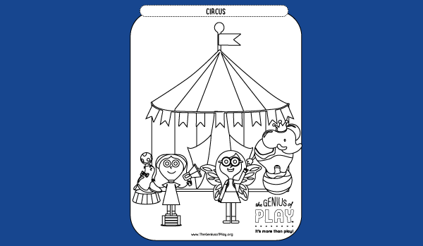 Circus Coloring Sheet