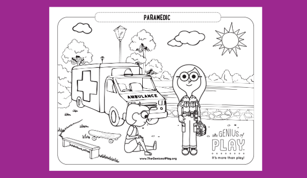 Paramedic Coloring Sheet