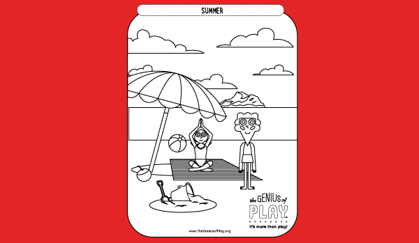 Summer Coloring Sheet