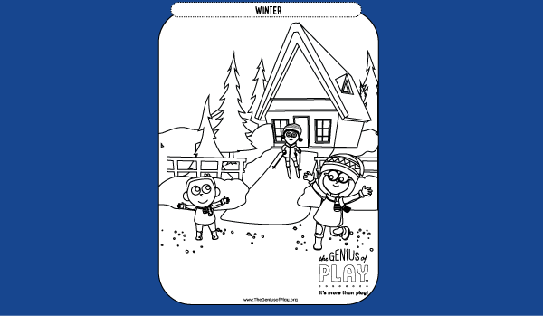 Winter Coloring Sheet