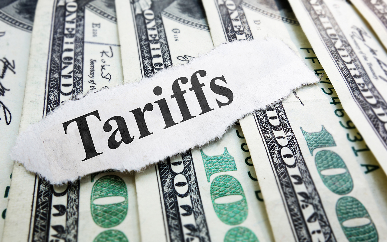 tariffs stock photo
