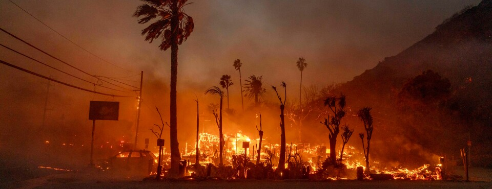 photo of LA wildfires